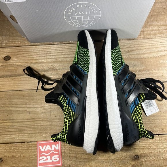 NEW Adidas Men\'s UltraBoost 5.0 DNA Black Green Running Shoes GX4103 main image 10